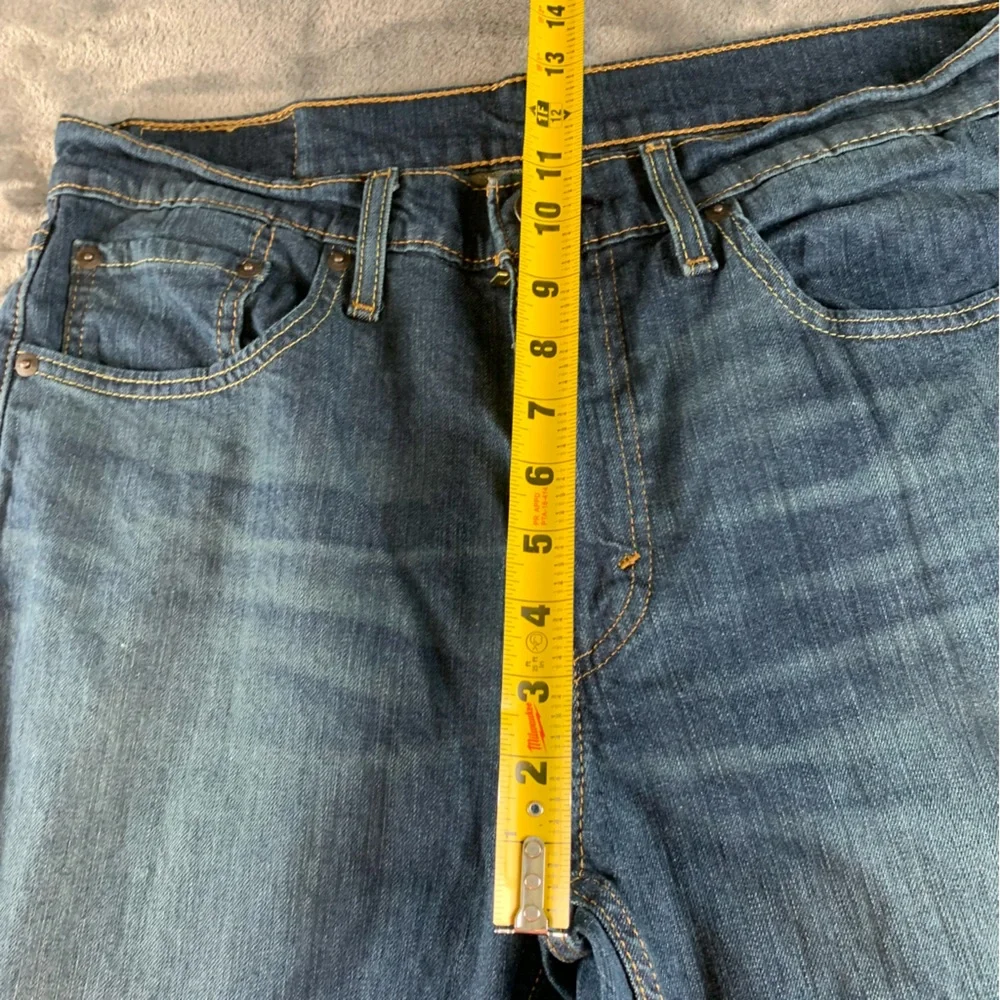 Levi's 514 Straight Fit Jeans Dark Wash Denim‎ Pants W33 L32 Classic 5 pockets